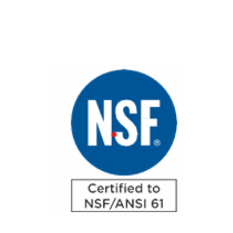 Certified to NSF/ANSI 61